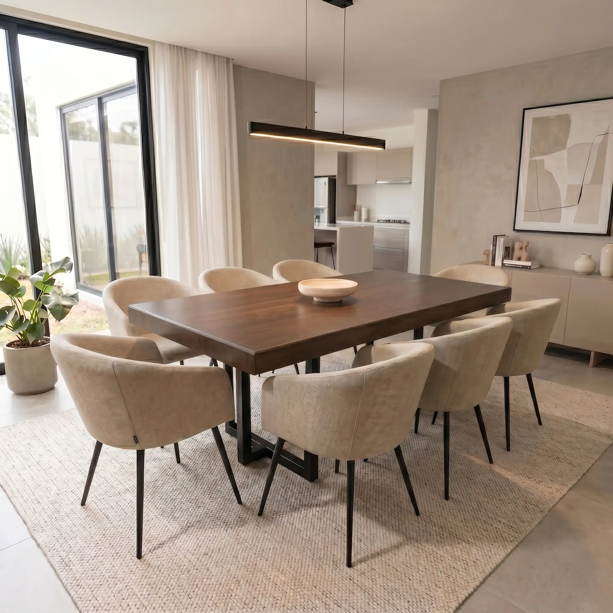Comedor Verona con 8 Sillas Cobalto 2